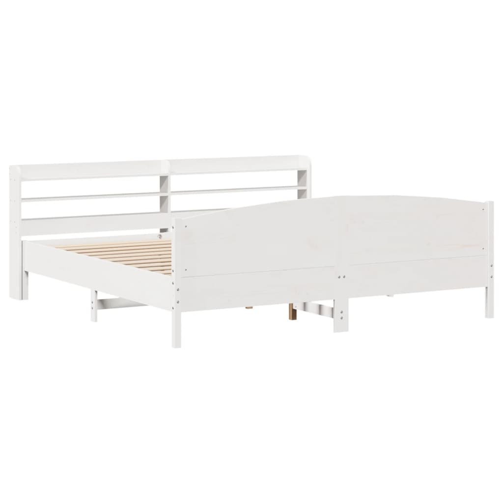 Bed Frame Without Mattress Solid Wood Pine