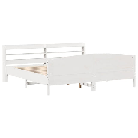 Bed Frame Without Mattress Solid Wood Pine