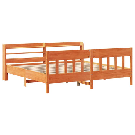 Bed Frame Without Mattress Solid Wood Pine