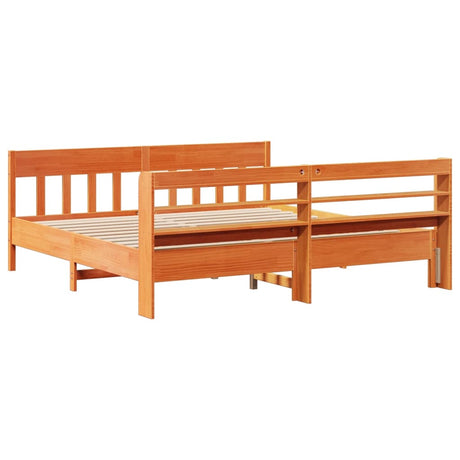 Bed Frame Without Mattress Solid Wood Pine