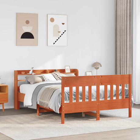 Bed Frame Without Mattress Solid Wood Pine