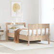 Bed Frame Without Mattress Solid Wood Pine