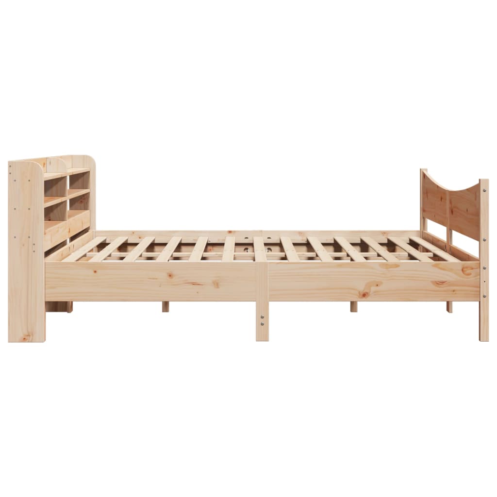 Bed Frame With Headboard Super King Solid Wood Pine