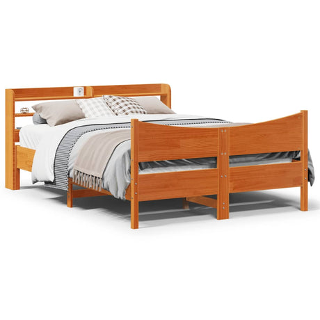 Bed Frame With Headboard Super King Solid Wood Pine