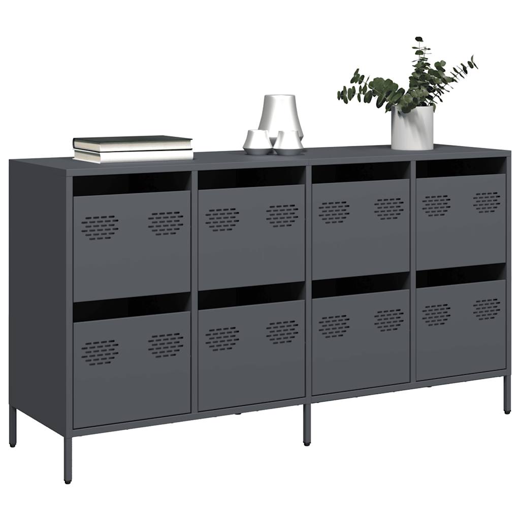 Sideboard 135X39X73.5 Cm Cold-Rolled Steel