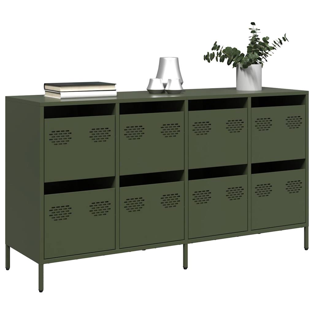 Sideboard 135X39X73.5 Cm Cold-Rolled Steel