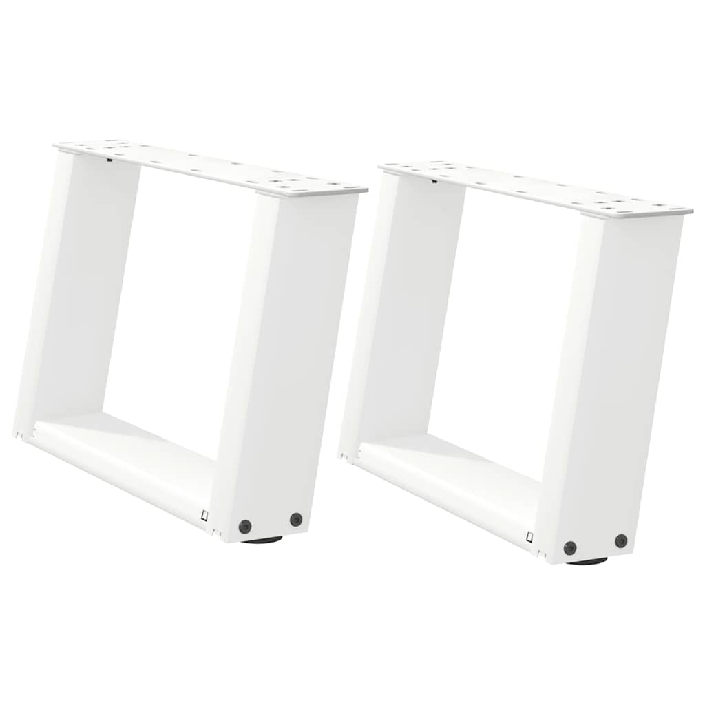 Coffee Table Legs U-Shaped 2 Pcs Steel