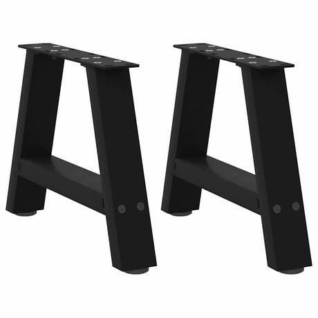 Coffee Table Legs A-Shaped 2 Pcs   Steel