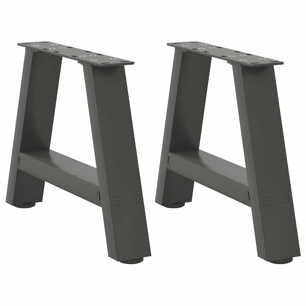 Coffee Table Legs A-Shaped 2 Pcs   Steel