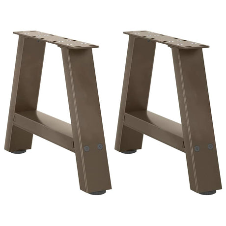 Coffee Table Legs A-Shaped 2 Pcs   Steel