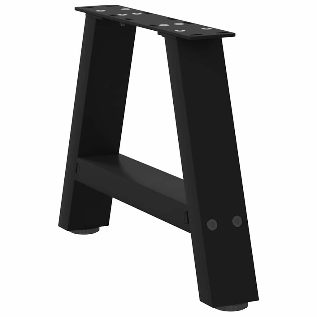 Coffee Table Legs A-Shaped 2 Pcs   Steel