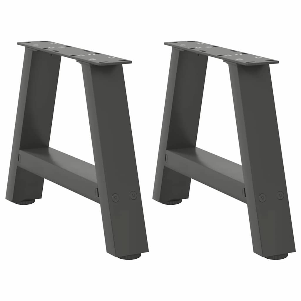 Coffee Table Legs A-Shaped 2 Pcs   Steel