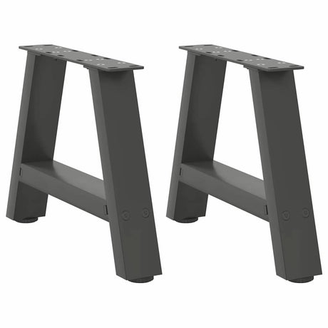 Coffee Table Legs A-Shaped 2 Pcs   Steel