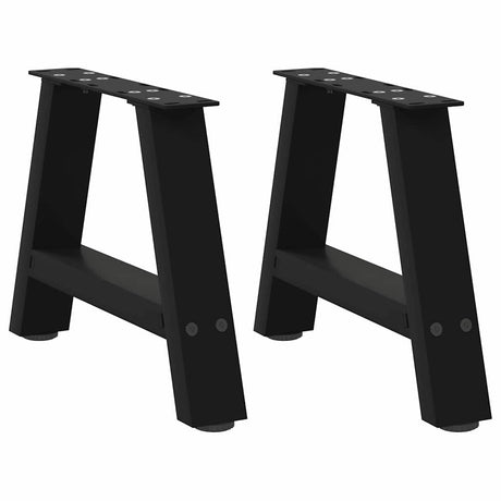 Coffee Table Legs A-Shaped 2 Pcs   Steel