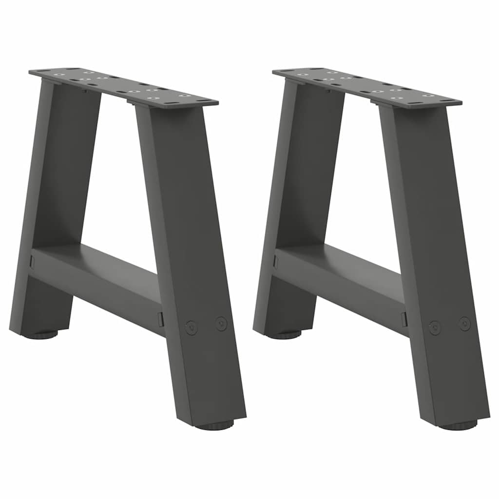 Coffee Table Legs A-Shaped 2 Pcs   Steel