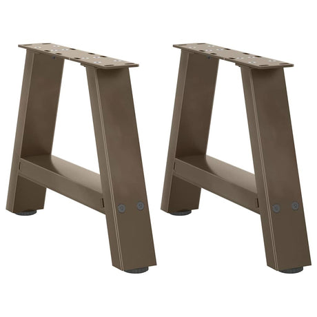 Coffee Table Legs A-Shaped 2 Pcs   Steel