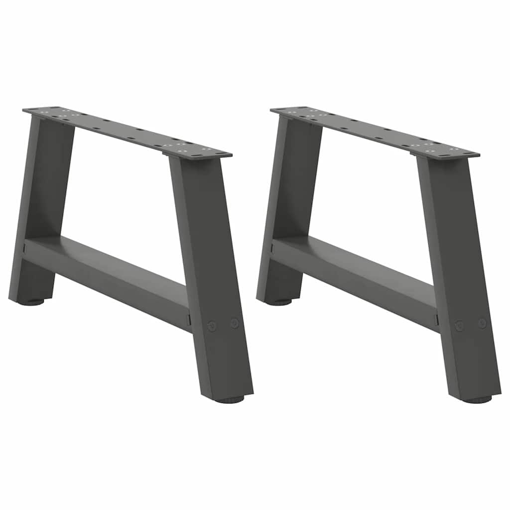 Coffee Table Legs A-Shaped 2 Pcs   Steel