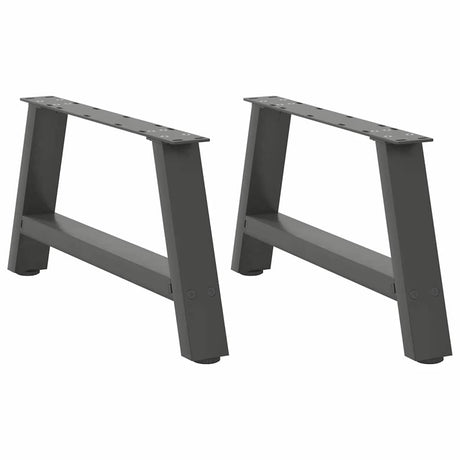 Coffee Table Legs A-Shaped 2 Pcs   Steel