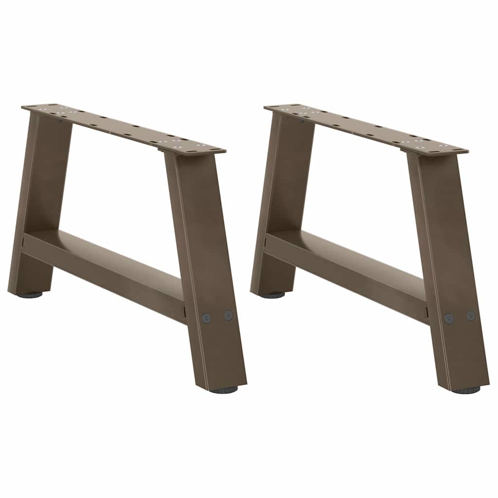 Coffee Table Legs A-Shaped 2 Pcs   Steel