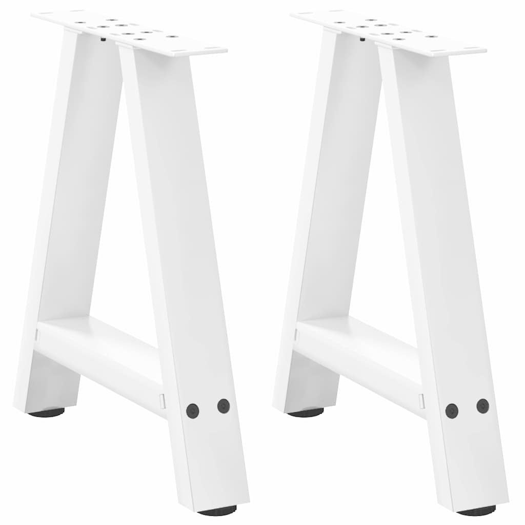 Coffee Table Legs A-Shaped 2 Pcs   Steel