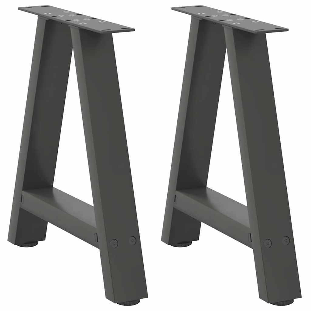 Coffee Table Legs A-Shaped 2 Pcs   Steel