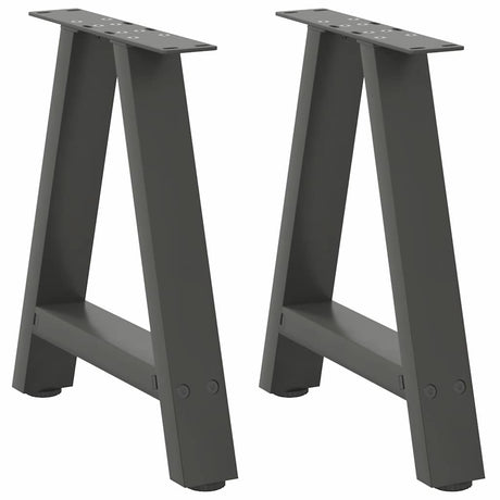 Coffee Table Legs A-Shaped 2 Pcs   Steel