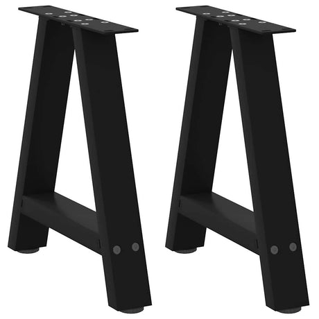 Coffee Table Legs A-Shaped 2 Pcs   Steel