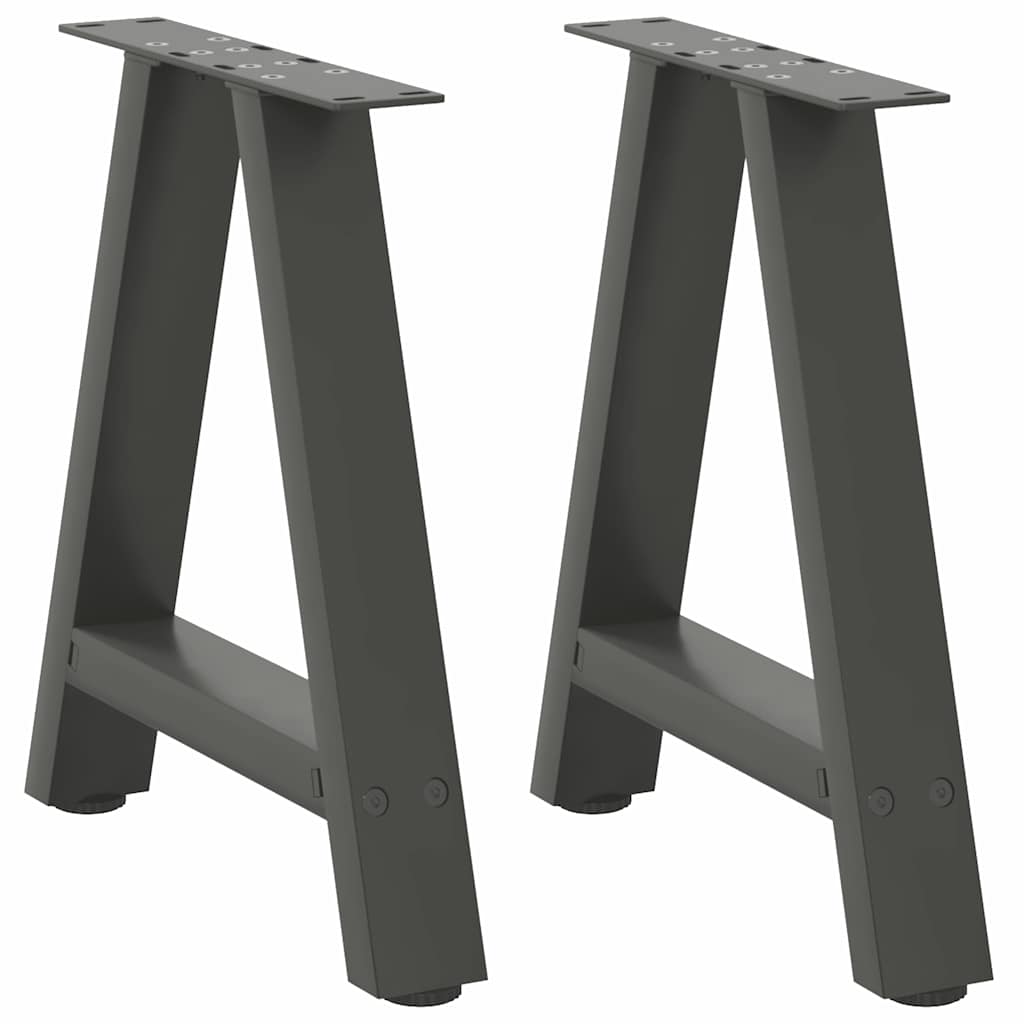 Coffee Table Legs A-Shaped 2 Pcs   Steel