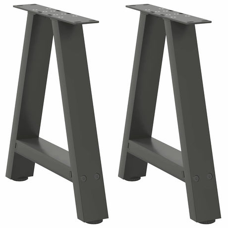 Coffee Table Legs A-Shaped 2 Pcs   Steel