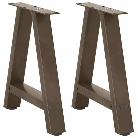 Coffee Table Legs A-Shaped 2 Pcs   Steel