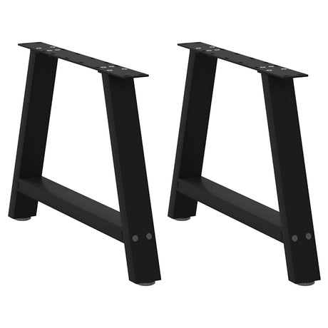 Coffee Table Legs A-Shaped 2 Pcs   Steel