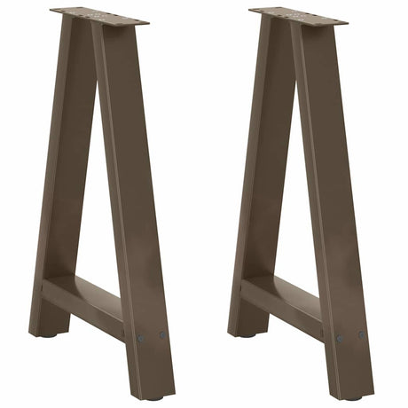 Coffee Table Legs A-Shaped 2 Pcs   Steel