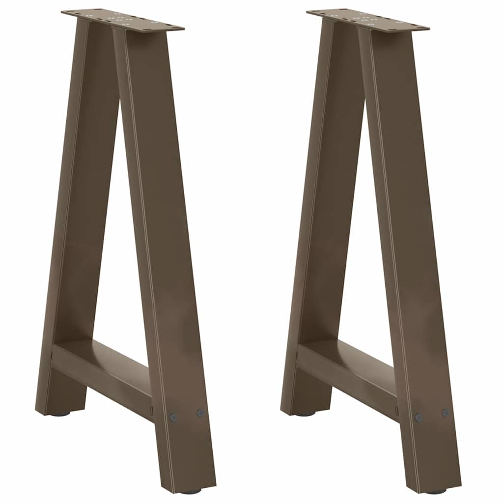 Coffee Table Legs A-Shaped 2 Pcs   Steel