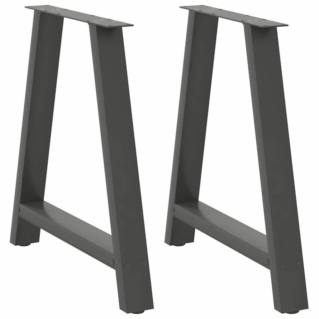 Coffee Table Legs A-Shaped 2 Pcs   Steel