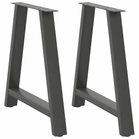 Coffee Table Legs A-Shaped 2 Pcs   Steel