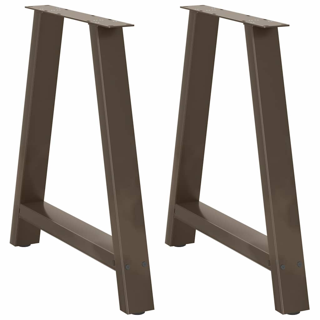 Coffee Table Legs A-Shaped 2 Pcs   Steel