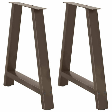 Coffee Table Legs A-Shaped 2 Pcs   Steel