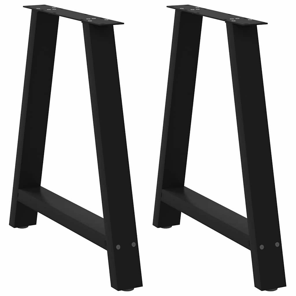 Coffee Table Legs A-Shaped 2 Pcs   Steel