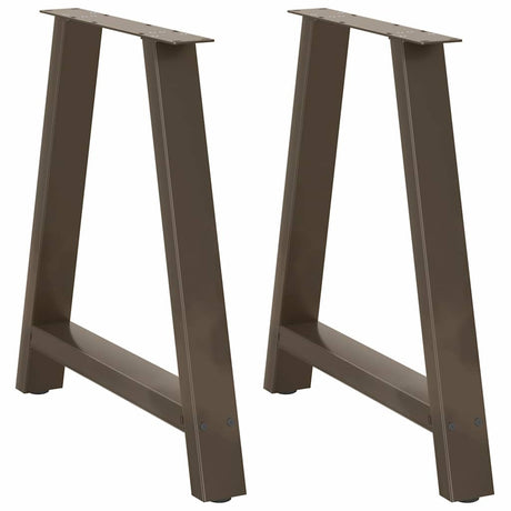 Coffee Table Legs A-Shaped 2 Pcs   Steel