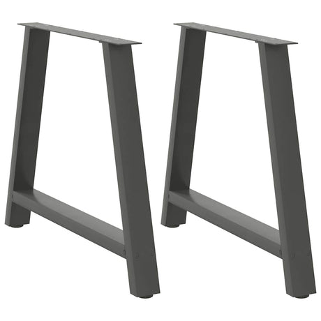 Coffee Table Legs A-Shaped 2 Pcs   Steel