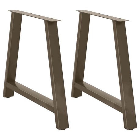 Coffee Table Legs A-Shaped 2 Pcs   Steel
