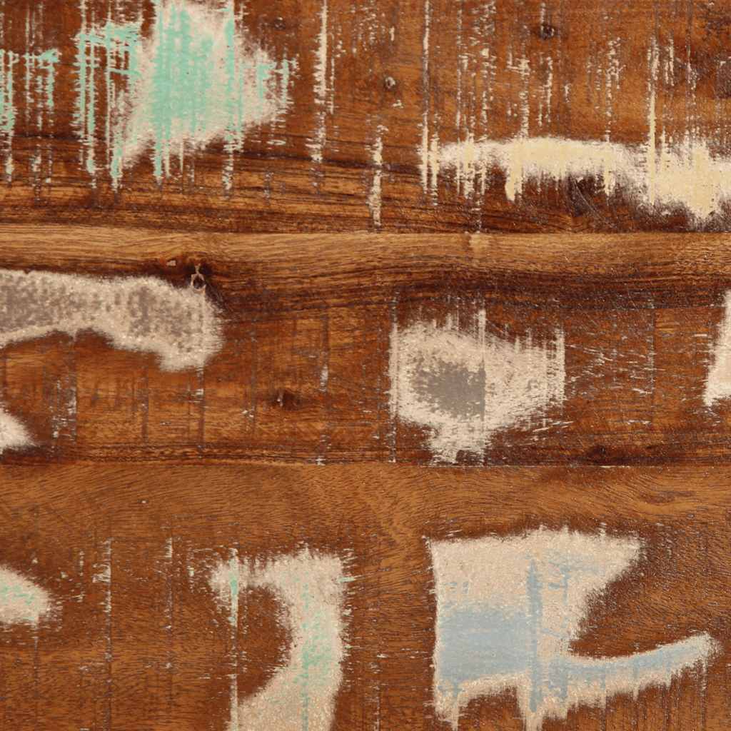 Coffee Table Multicolour 90X50X36 Cm Solid Wood Reclaimed