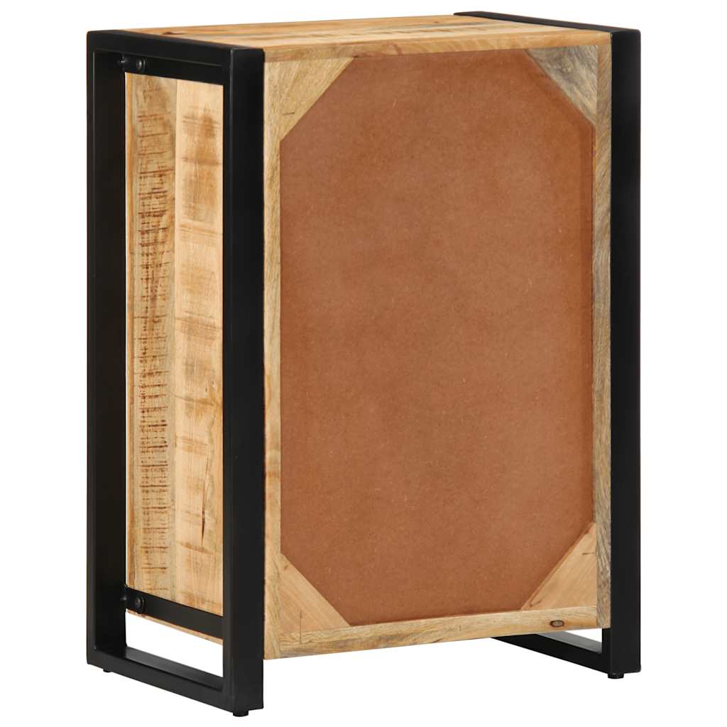 Sideboard 50X35X70 Cm Solid Rough Wood Mango