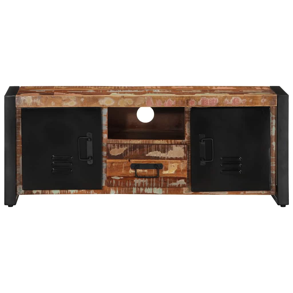 Tv Cabinet 100X30X40 Cm Solid Wood Reclaimed