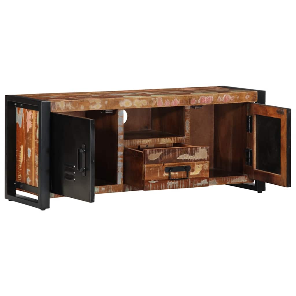 Tv Cabinet 100X30X40 Cm Solid Wood Reclaimed