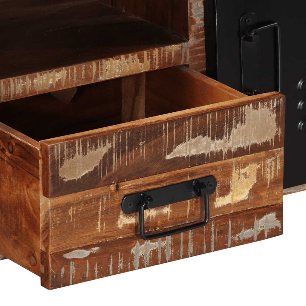 Tv Cabinet 100X30X40 Cm Solid Wood Reclaimed