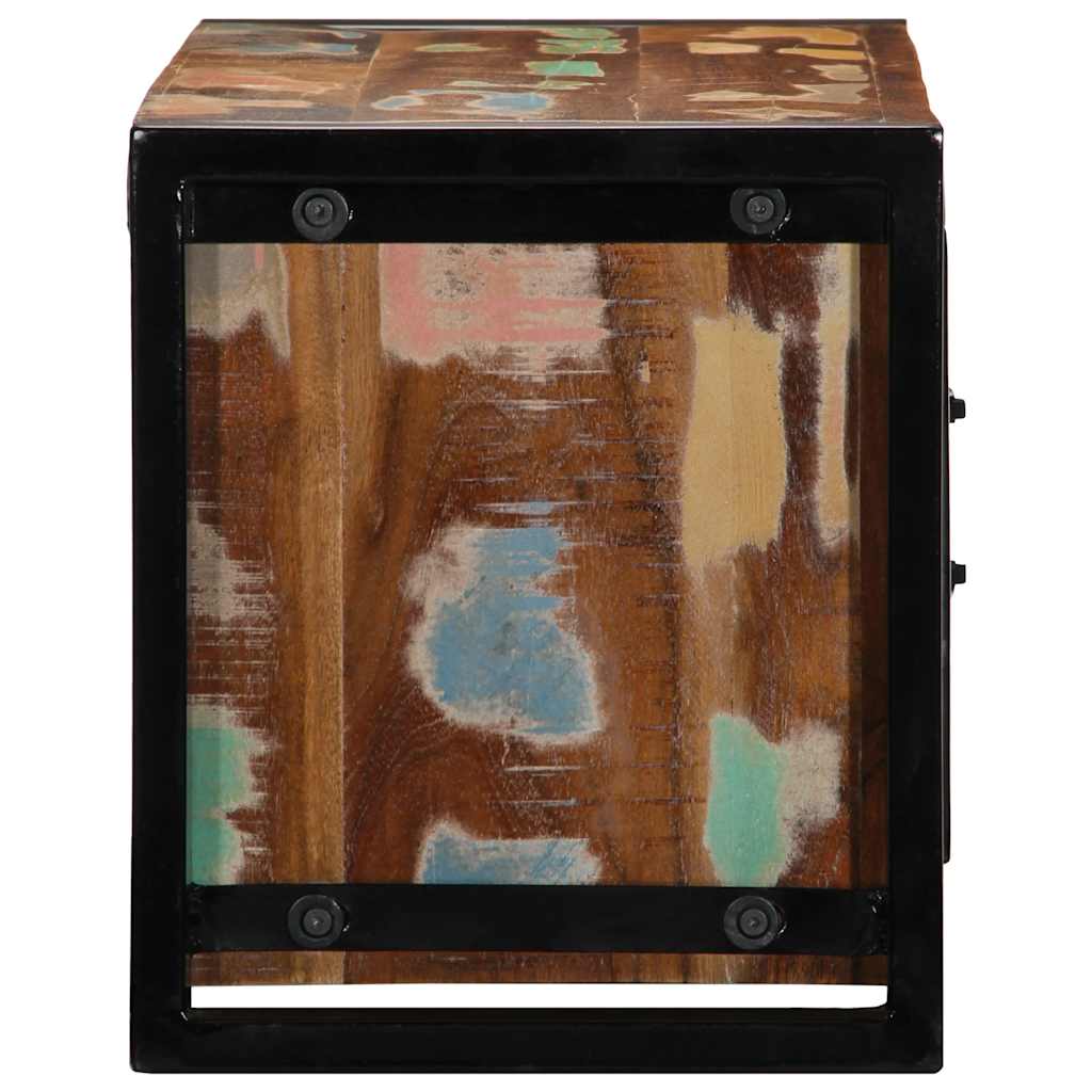 Tv Cabinet 80X30X35 Cm Solid Wood Reclaimed