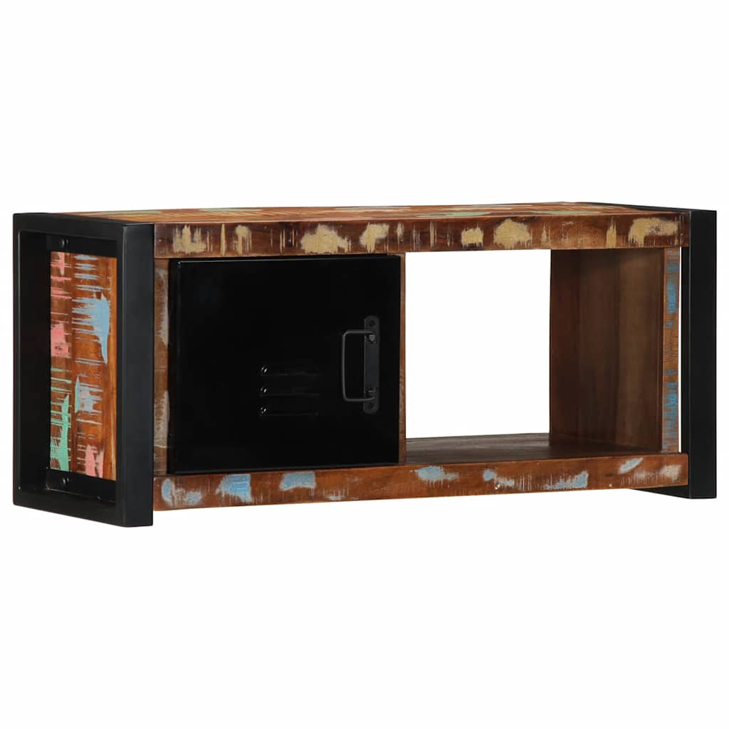 Tv Cabinet 80X30X35 Cm Solid Wood Reclaimed
