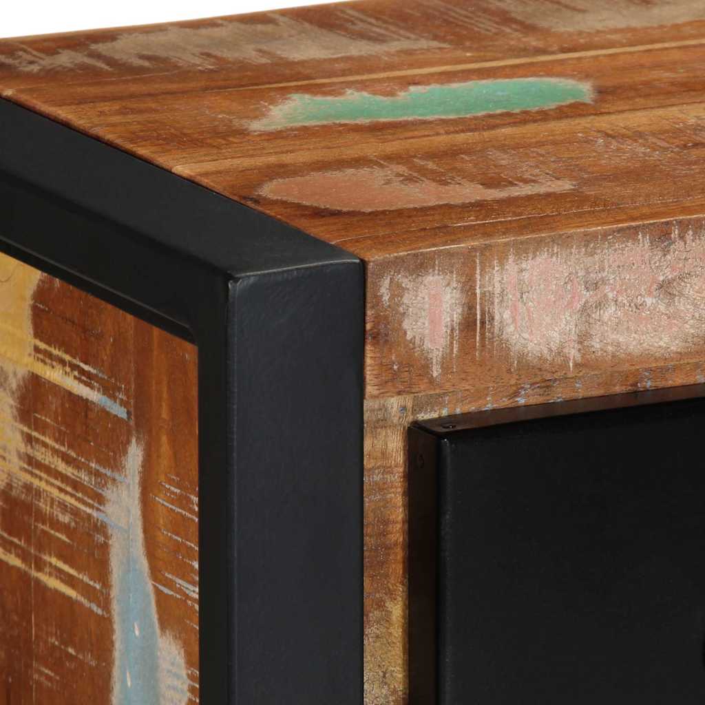 Tv Cabinet 100X30X25 Cm Solid Wood Reclaimed