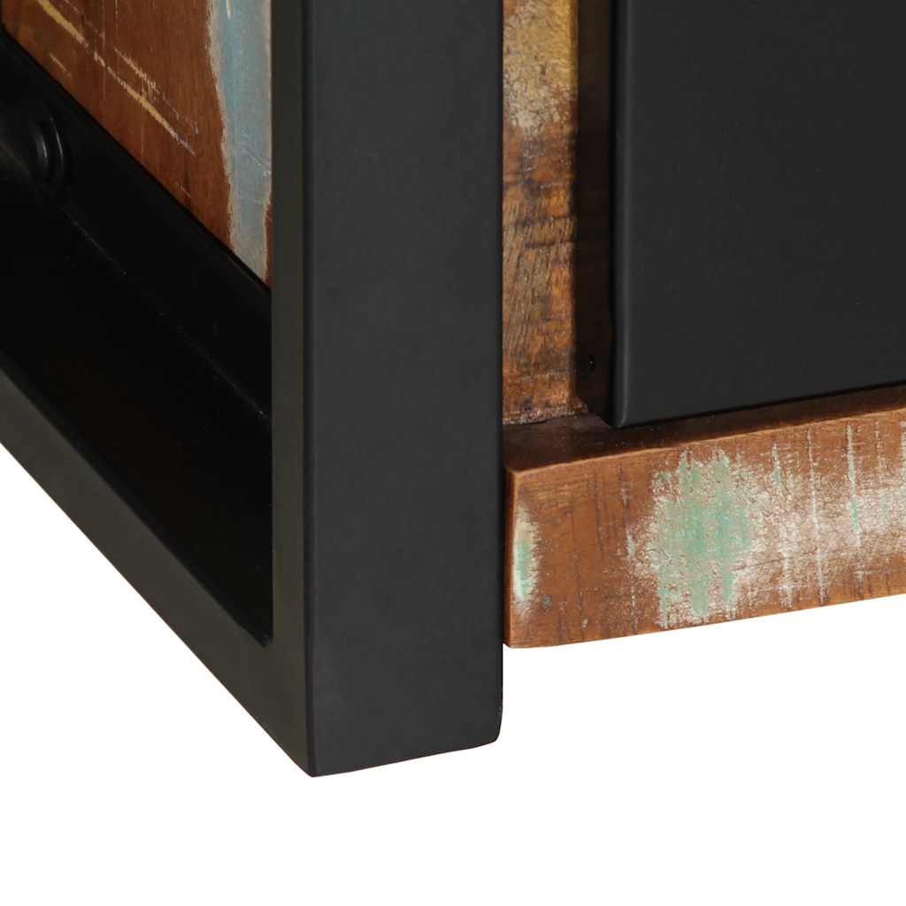 Tv Cabinet 100X30X25 Cm Solid Wood Reclaimed